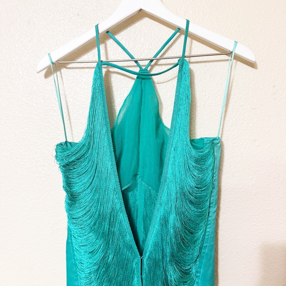 Cult Gaia Mara Fringe Mini Dress in Erba Size Medium $998 MSRP - Picture 13 of 16